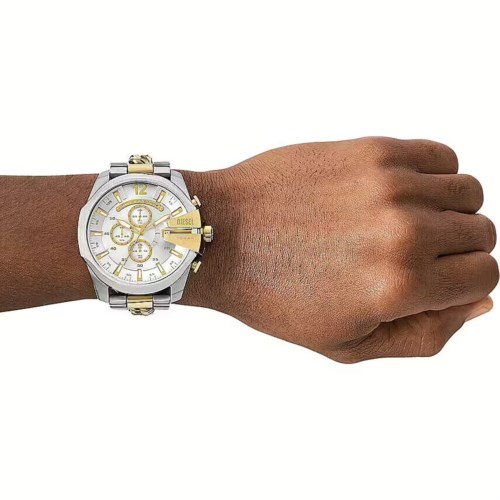 Orologio Cronografo Cassa Acciaio Diesel Mega Chief