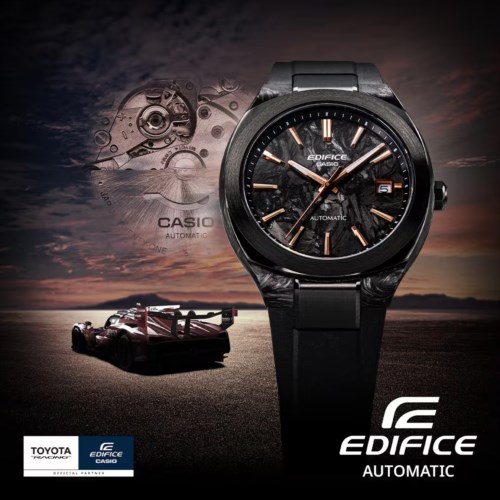 Orologio Edifice Cassa Acciaio nero