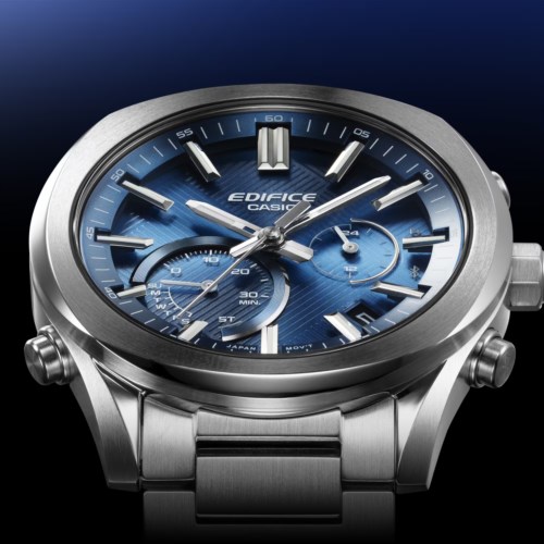 Orologio Cronografo Cassa Acciaio Edifice Serie eqb-1300