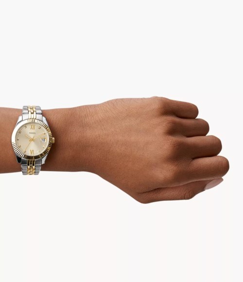 Orologio Solo tempo Cassa Acciaio Fossil Scarlette