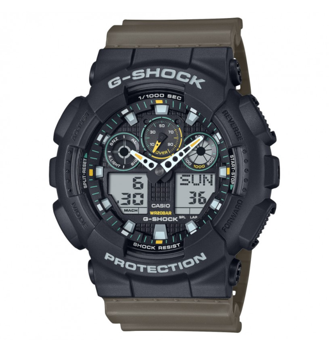 g-shock GA-100TU ga-100tu-1a3er