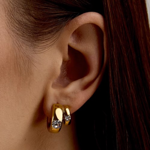 Orecchini Acciaio dorato Gcds Gipsy Gold