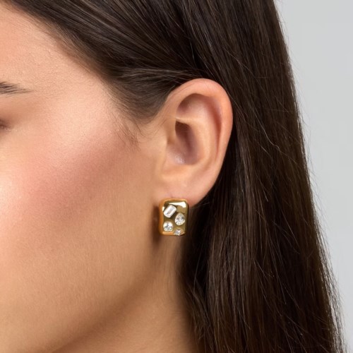 Orecchini Acciaio dorato Gcds Gipsy Gold