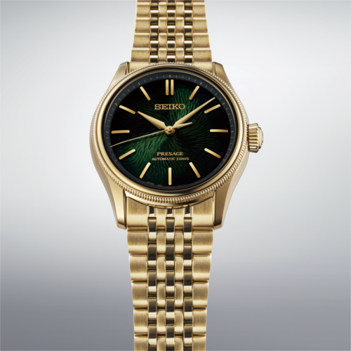 Orologio Solo tempo Cassa Acciaio dorato Seiko Presage