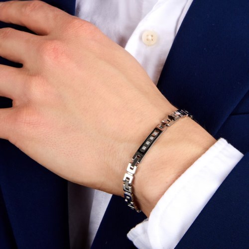 Bracciale Acciaio Maserati Diamonds