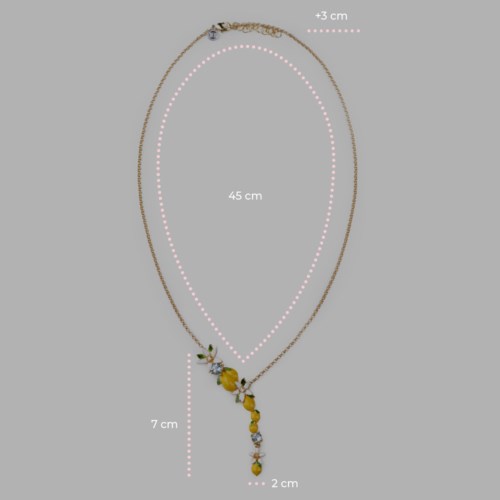 Collana Isola Bella Argento Mini Collier Taormina con Smalti