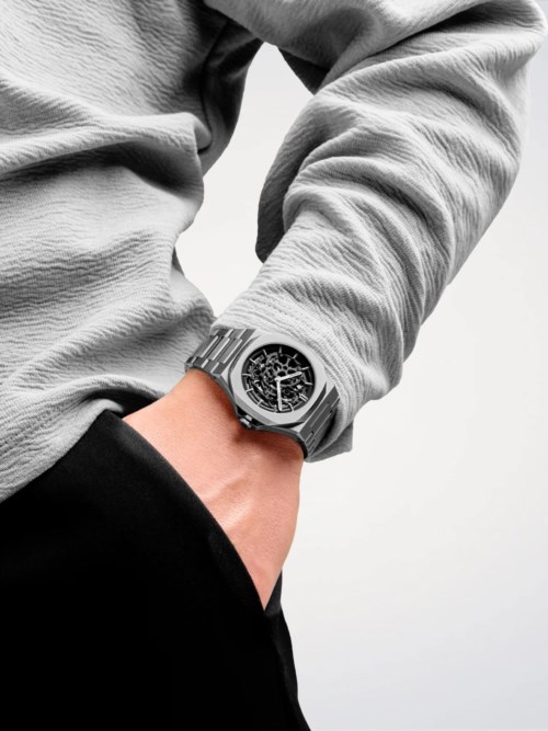 Orologio D1 Milano Cassa Acciaio