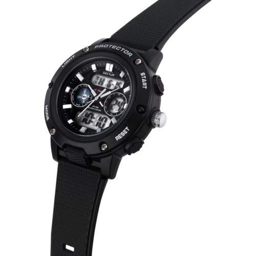 Orologio Analogico/digitale Cassa Silicone Sector Ex-45