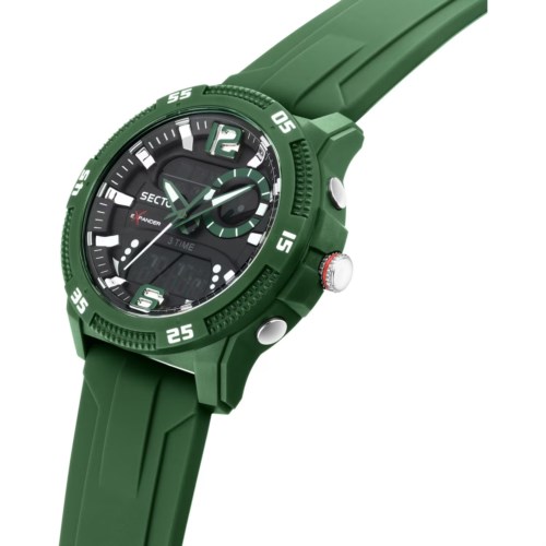 Orologio Analogico/digitale Cassa Silicone Sector Ex-56
