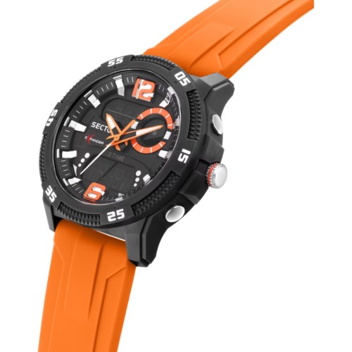 Orologio Analogico/digitale Cassa Silicone Sector Ex-56