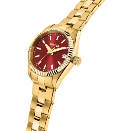 Orologio Solo tempo Cassa Acciaio dorato Sector Collezione 240