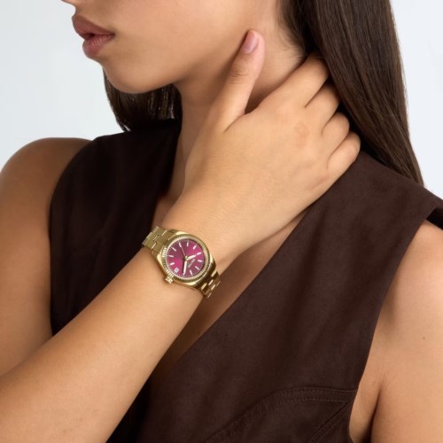 Orologio Sector Cassa Acciaio dorato