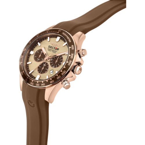 Orologio Cronografo Cassa Acciaio rosa Sector Collezione 230 Elements