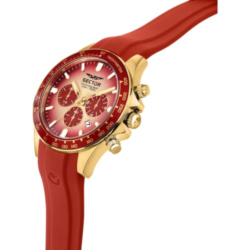 Orologio Cronografo Cassa Acciaio dorato Sector Collezione 230 Elements