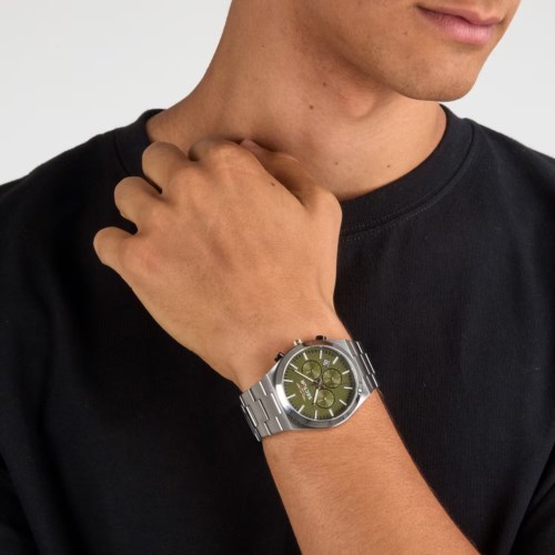 Orologio Cronografo Cassa Acciaio Sector Collezione C300