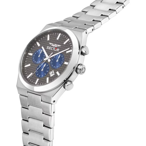 Orologio Cronografo Cassa Acciaio Sector Collezione C300