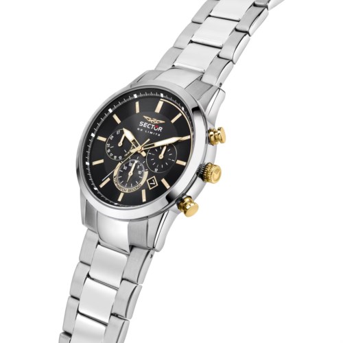 Orologio Cronografo Cassa Acciaio Sector Collezione 660