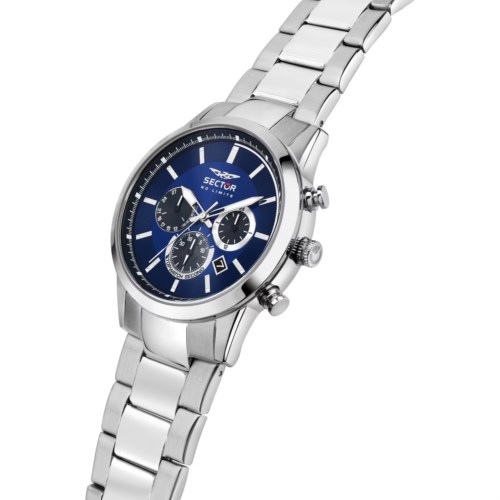 Orologio Cronografo Cassa Acciaio Sector Collezione 660