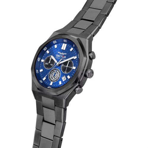 Orologio Cronografo Cassa Acciaio nero Sector Inter