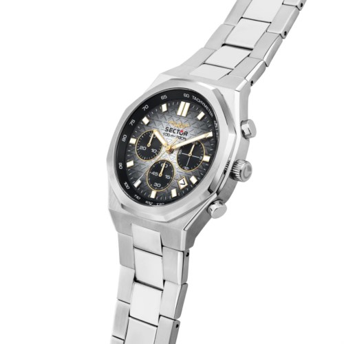 Orologio Cronografo Cassa Acciaio Sector Otto150