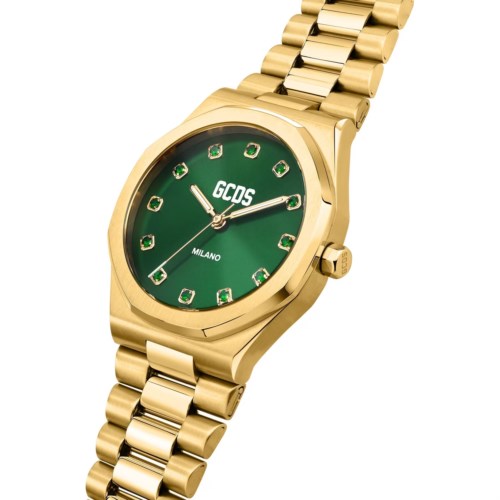 Orologio Solo tempo Cassa Acciaio dorato Gcds Time Bomb