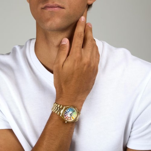 Orologio Gcds Cassa Acciaio dorato