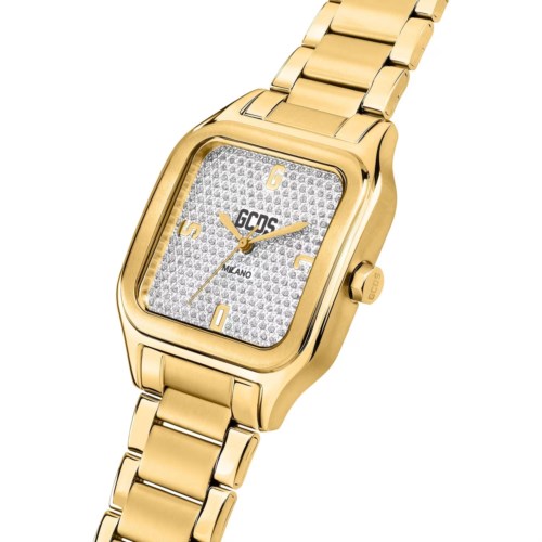 Orologio Solo tempo Cassa Acciaio dorato Gcds Virgo Safari