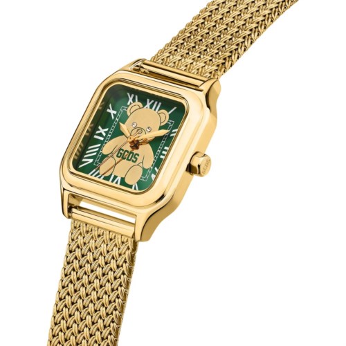 Orologio Solo tempo Cassa Acciaio dorato Gcds Coraggio Bear