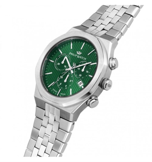 Orologio Cronografo Cassa Acciaio Philip Watch Windsurf