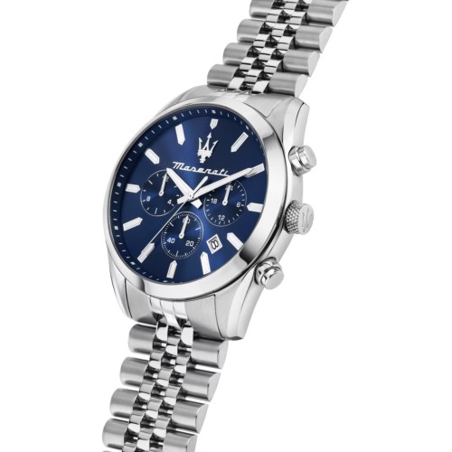 Orologio Cronografo Cassa Acciaio Maserati Attrazione