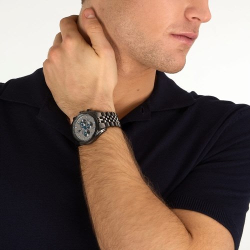 Orologio Cronografo Cassa Acciaio Maserati Dark