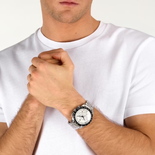 Orologio Cronografo Cassa Acciaio Maserati traguardo