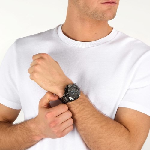 Orologio Cronografo Cassa Acciaio nero Maserati Dark