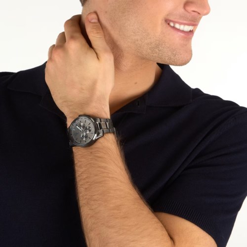 Orologio Cronografo Cassa Acciaio Maserati Dark