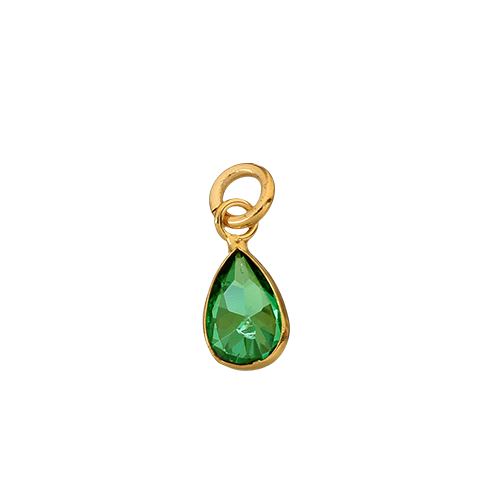 dodo mariani Stopper Rugiada ru202.g stopper rugiada goccia zircone verde oro giallo 9kt