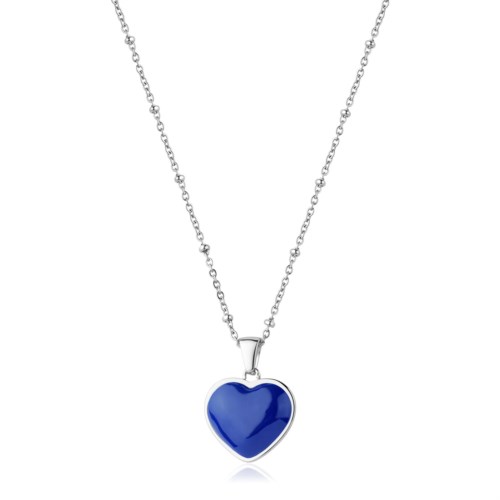 Bracciale Donna Componibile S'Agapõ Collezione Happy, Acciaio 316L E Sfere In Vetro Lilla, Ipoallergenico