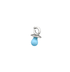 dodo mariani Stopper st4 stopper ciuccio smaltato azzurro
