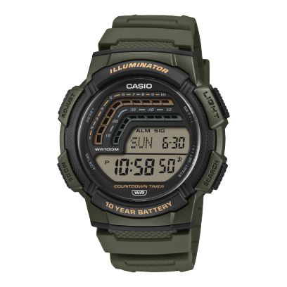 casio timeless serie ws-1800 ws-1800-3avef