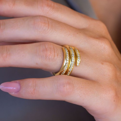 Anello Boccadamo Bronzo