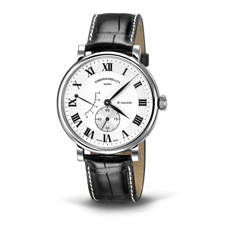 Orologio Meccanico manuale EBERHARD 8 jours grande taille 8 jours grande  taille Acciaio 41 mm Uomo