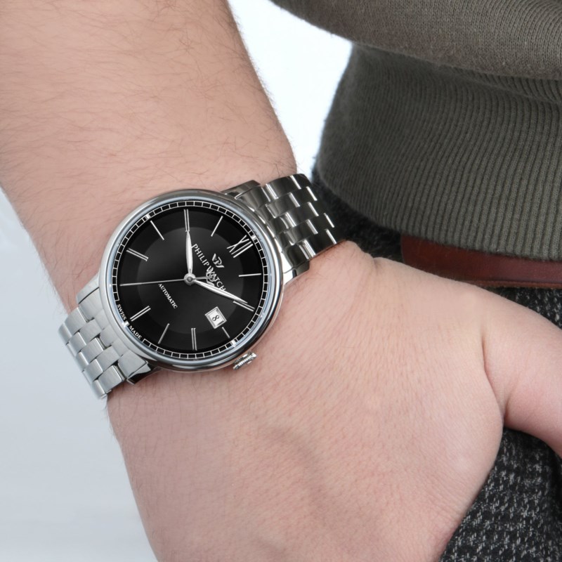 Orologio Automatico Philip watch Truman R8223595002 Acciaio 41 mm Uomo