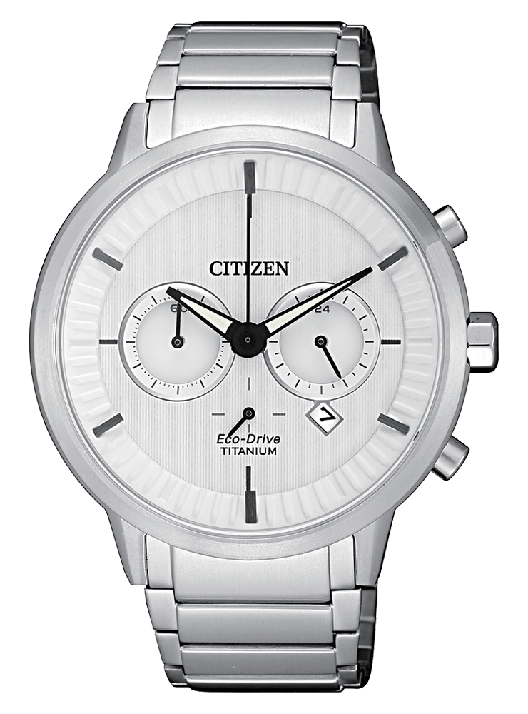 Orologio Eco drive CITIZEN Super titanium chrono Ca4400-88a Titanio 41 mm  Uomo