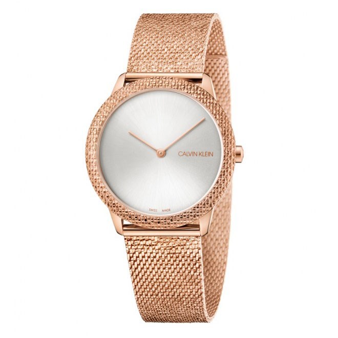 Orologio Quarzo Calvin klein Minimal K3m22u26 Acciaio rosa 35 mm Donna