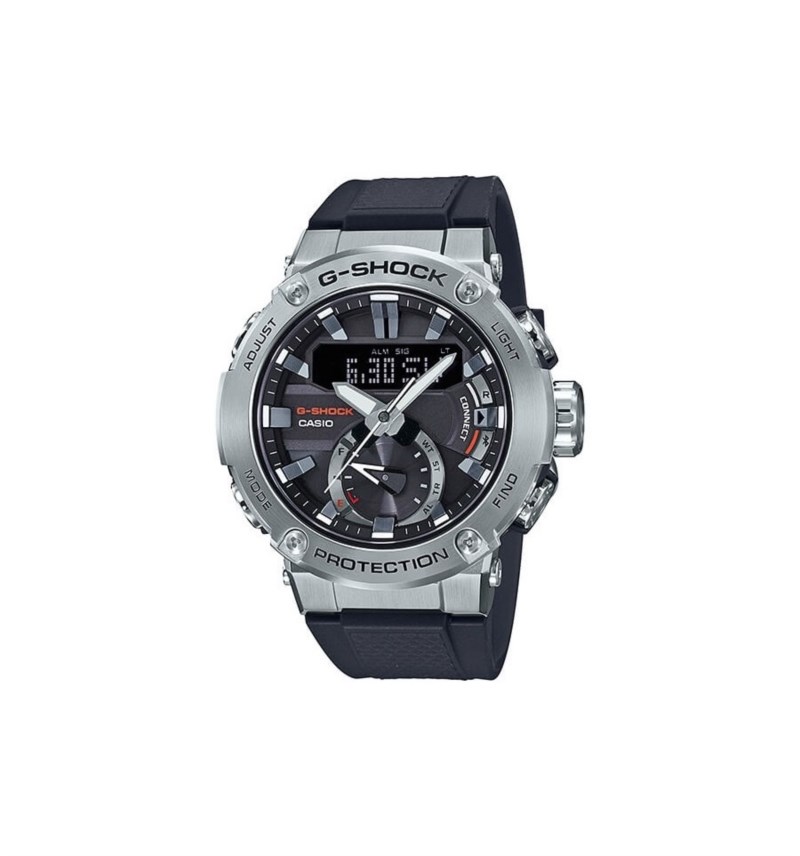 Orologio Solare CASIO G-shock classic gst-b100 Gst-b200-1aer Acciaio 54 mm  Uomo