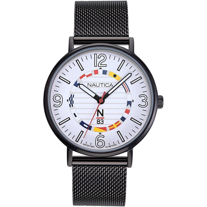 Orologio Quarzo NAUTICA N83 Napwgs904 Metallo 41 mm Uomo