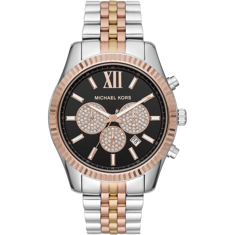 Orologio Quarzo MICHAEL KORS Lexington Mk8714 Acciaio 44 mm Uomo