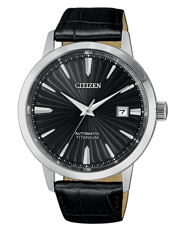 Orologio Automatico CITIZEN Automatic super titanio Nj2180-46e Titanio 40  mm Uomo