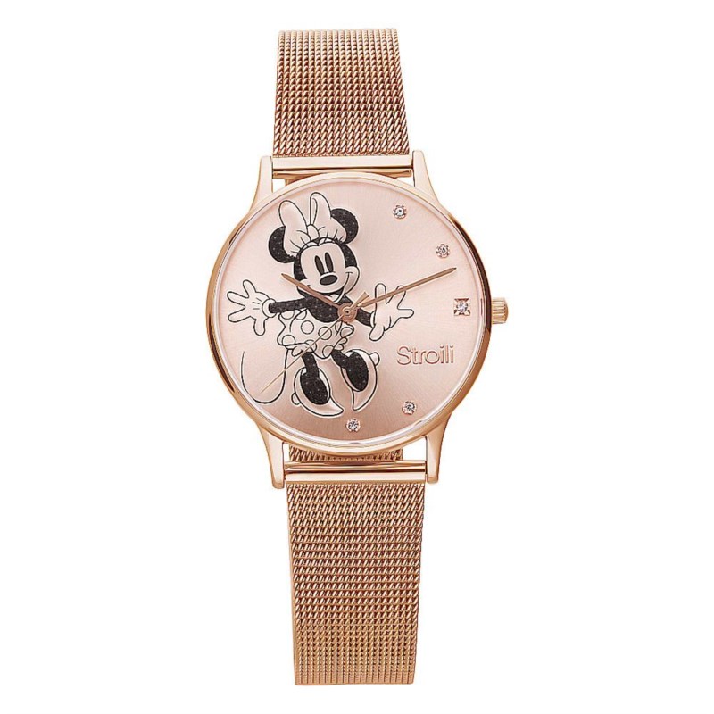 Orologio Quarzo STROILI Disney 1666766 Acciaio rosa 32 mm Donna