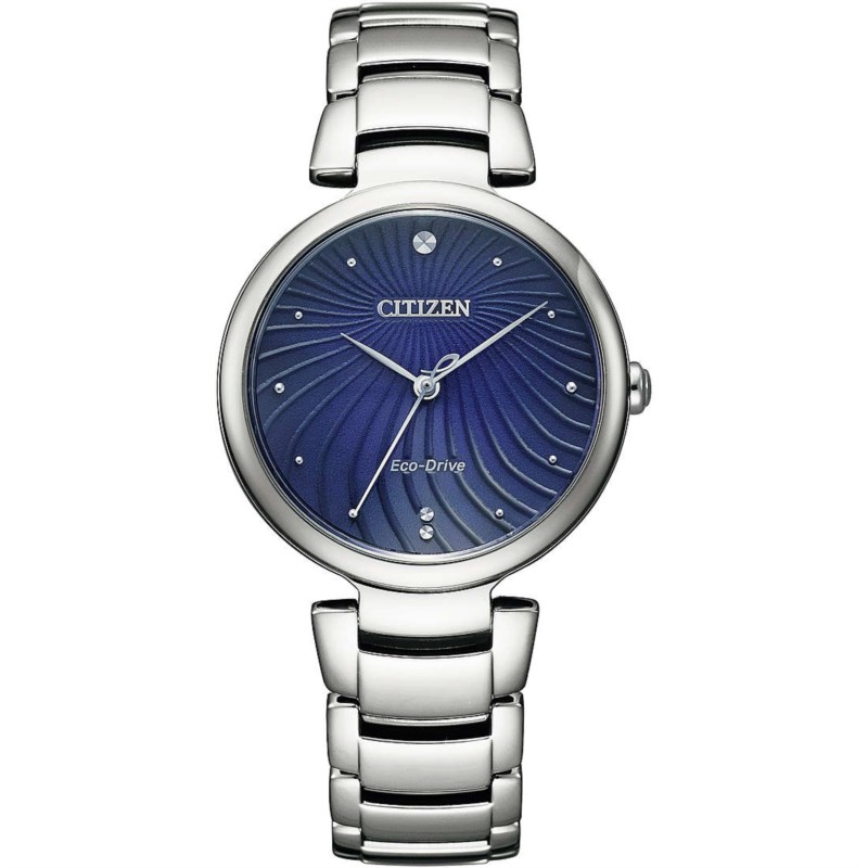 Orologio Solare CITIZEN Lady Em0850-80l Acciaio 31 mm Donna