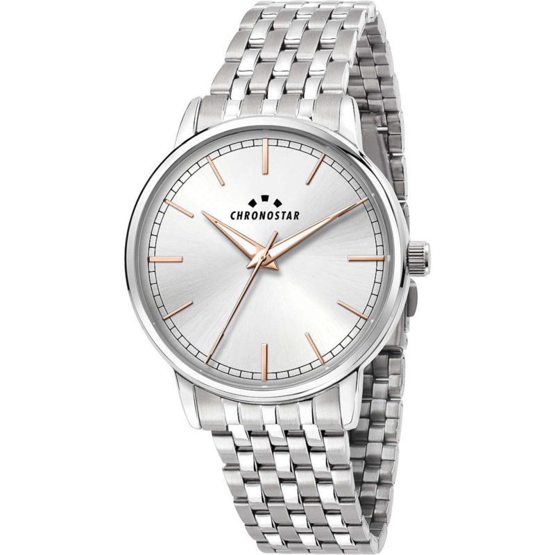 Orologio Quarzo CHRONOSTAR Gentleman R3753296002 Acciaio 40 mm Uomo